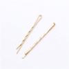 100pcs 55mm Straight Hair Clips Popularity Simple Hairpin for Alloy Hair Accessorys - (Color: Gold) view 1