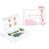 Gua Sha Facial ToolFace Massage Jade Roller Rose Quartz Natural Stone Crystal-Pink B Set with Box_ view 2