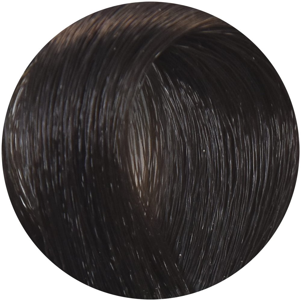 Tinte profesional permanente en Crema Para El Cabello Con Aceites Escenciales de Jojoba, Almendras Dulces, Manzanilla y Manzana - Tonos Naturales ((4.0- Castao Medio))