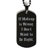Mother's Day Unique Gifts for Friends, Funny Gifts from Women, Engraved Makeup Dog Tag Necklace, for Makeup Lovers view 1