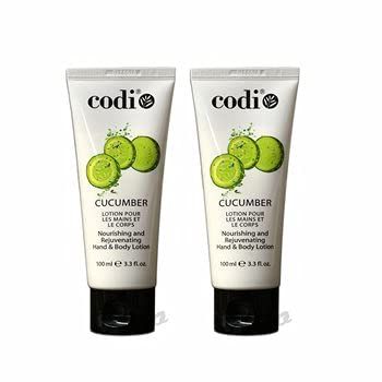 Codi Cucumber Hand & Body Lotion 100ml / 3.3 fl oz (Pack of 2)