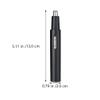 1 Set Electric Nose Hair Trimmer Low Noise Nose Hair Trimmer Beard Remover Beard Razor Hair Tool Hair Clipper Hair Remover Multipurpose Eyebrow Trimmer Body view 2
