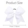 16PCS 8" Large Cheer Hair Bows Ponytail Holder Elastic Band and 30 Colors 6 Inch Hair Bows Clips for Girls Toddler Infants Kids Teens Children view 4