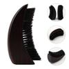 Beaupretty Beech Beard Brush Portable Half-moon Shape Grooming Tool for Men and Convenient Beard Care Accessory for Travel and Daily Use view 2