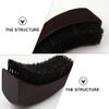 Beaupretty Beech Beard Brush Portable Half-moon Shape Grooming Tool for Men and Convenient Beard Care Accessory for Travel and Daily Use view 3