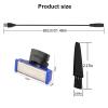 3PCS LinMei Solo Replacement Head and Shaver Charging Cord for Mens Solo Shaver Electric Trimmer with Clean Brush view 2