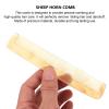 1Pc Sheep Horn Comb Anti-static Fine Tooth Hair Comb for Men and Women Home and Salon Supply Natural Texture Smooth Hair Care No Tangling Lightweight Design view 3