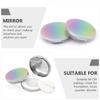 Beaupretty 2PCS Loose Powder Compact Box Empty Refillable Powder Holder Portable Mini Cosmetic Case with Puff Mirror Elasticated Net Sifter DIY Makeup 5g view 3