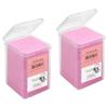 400pcs Glue Wipes Nail Remover Wipes Removal Tool Wiping Tool Nail Supplies Glue for Lashes Lash Extension Tools Make up Removers Major Non-Woven Fabric Accessories Pink view 1