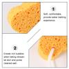3pcs Bath Sponge Bath Loofah Face Scrubbers Scrubber for Body Face Sponge Facial Tools Foam Natural Shower Accessories Baby Take a Wood Pulp Fiber view 3