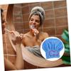Beaupretty 4pcs Bow Dry Hair Cap Elastic Bathing Hair Drying Turban Hats for Kids Womens Head Scarves Head Wraps for Women Hair-Dryer Towel Hair Mask Child Fiber Quick Dry view 3