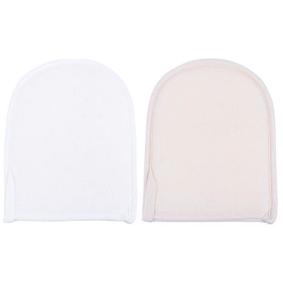 2pcs Bath Towel Gloves Bath Sponge Mitt for Cleaning Bath for Shower Bath Mitt Scrubber Bath Brush Mitt Take a Bath Loofah Exfoliating Brush White
