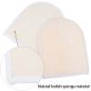 2pcs Bath Towel Gloves Bath Sponge Mitt for Cleaning Bath for Shower Bath Mitt Scrubber Bath Brush Mitt Take a Bath Loofah Exfoliating Brush White view 3