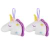 2pcs Unicorn Bath Shower Body Sponges Unicorn Exfoliating Sponge Bathtub Toys Body Scrubber Body Washing Sponge Animal Mesh Ball Scrubber Pp Cotton Pouf Loofah view 1