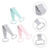 Beaupretty 3pcs Extra Long Silicone Body Scrubber Gentle Exfoliating Bath Brush for Men and Women Soft Skin-Friendly Material for Back Cleaning view 2