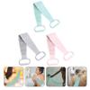 Beaupretty 3pcs Extra Long Silicone Body Scrubber Gentle Exfoliating Bath Brush for Men and Women Soft Skin-Friendly Material for Back Cleaning view 3