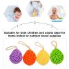 4pcs Bath Bath Ball Natural Loofa Skin Cleaning Tool Honeycomb Loofah Sponge Degree Body Wash for Men Infant Tub Drop Shape Baby Sponge Brush Hydrophilic Polyurethane view 2