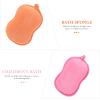 Beaupretty 4pcs Bath Sponge Dual-sided Exfoliating Sponge for Boy Girl Soft and Safe Cleaning Tool and Shape for Bath Enjoyment view 4