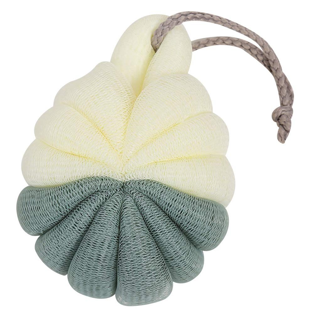 Bath Flower Bath Loofah Sponges Bubble Making Net Skin Brush Scrub Bath Ball Bath Sponge Bathing Bubble Making Ball Dead Skin Cell Remover Bath Poufs Body Mesh Scrubber