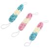 3pcs Long Bath Towel Body Towels Bath Pouf Exfoliating Shower Loofah Exfoliating Back Strap Body Wash Sponge Bath Shower Puff Men and Women The Back Scrub view 3