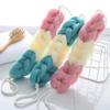 3pcs Long Bath Towel Body Towels Bath Pouf Exfoliating Shower Loofah Exfoliating Back Strap Body Wash Sponge Bath Shower Puff Men and Women The Back Scrub view 4