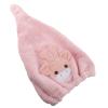 Beaupretty Cartoon Quick Dry Hair Towel Wrap for Women Ultra Absorbent Coral Fleece Cap Reduces Drying Adorable Design for Curly Wet Hair Care view 3