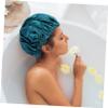 Beaupretty Breathable Satin Sleep Cap for Women Large Dual-layer Hair Wrap for Nighttime Care Keeps Hair Fresh and Moisturized for Seasons and Home Use view 4