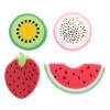 4pcs Lovely Fruit Shaped Bath Sponges Scrubbers Bathing Tools for Bath Shower Accessories view 1
