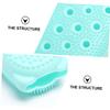 Beaupretty Automatically Soaking Silicone Bath Brush for Deep Cleansing Portable Exfoliating Scrubber for Shower and Bath for Home and Hotel Use Matcha Green view 4