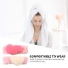 2pcs Love Headband Makeup Headbands Make up Headband Girl Hair Ties Dancer Headbands Daily Wear Headbands Adjustable Hair Ring South Korea Scarf Miss Coral Fleece view 3