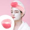 2pcs Love Headband Makeup Headbands Make up Headband Girl Hair Ties Dancer Headbands Daily Wear Headbands Adjustable Hair Ring South Korea Scarf Miss Coral Fleece view 4