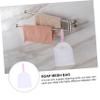 Beaupretty 3pcs Foaming Net Soap Net Pouch Bar Soap Exfoliating Soap Pocket Soap Holder Saver Soap Exfoliating Bags Natural Sponge Soap Saver or Travel White view 4