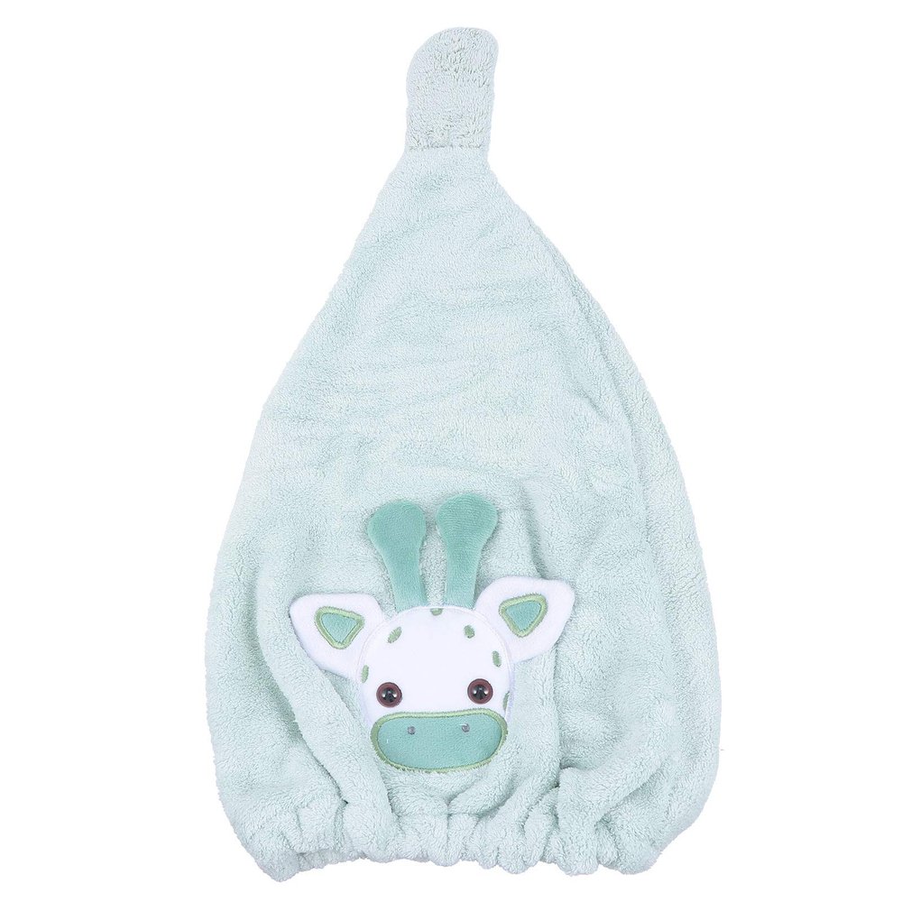 Beaupretty Cartoon Hair Drying Towel Wrap for Quick Absorption and Reduced Frizz for Bathing and Hair Care