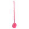 Beaupretty Double-Sided Silicone Bath Scrubber Long Handle for Gentle Exfoliation for Back Cleaning Flexible Bristles Easy Storage Design Nordic view 1