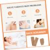 Beaupretty 2pcs Ramie Jute Bath Scrubber Gloves Exfoliating Back Strip for Deep Cleansing Natural Material for Smooth Skin for Body Care and Spa Use view 2