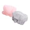2pcs waterproof shower cap Shower Head Wrap Shower Bonnet Reusable Shower Caps shower cap with elastic band Bath Caps Sleep Bonnet Cap Bathing Cap shampoo cap take a bath polyester view 4