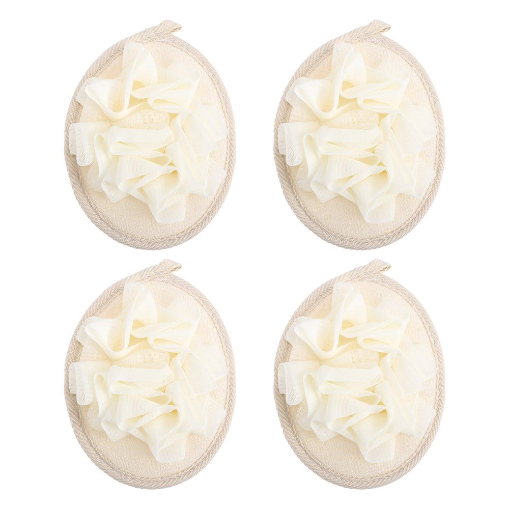 4pcs Soft Bath Ball Shower Sponge Loofah Kids Sponge Brush Loofah Sponges for Bathing Exfoliating Balls for Kids Shower Skin Scrub Pe Mesh Material Baby