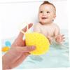 Beaupretty 6pcs Non Shower Bath Scrubbers Drop-shaped Honeycomb Sponges for Deep Cleansing Exfoliating and Massaging Bath Shower Mixed Colors view 3