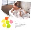 Beaupretty 6pcs Non Shower Bath Scrubbers Drop-shaped Honeycomb Sponges for Deep Cleansing Exfoliating and Massaging Bath Shower Mixed Colors view 4