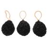 3Pcs Cellular Sponge Brush bathing shower puff shower back scrubber shower pouf body sponge drop-shaped exfoliator balls Hydrophilic Polyurethane exfoliating brush child loofah view 1