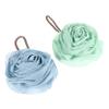 Beaupretty 2pcs Flower Shape Mesh Exfoliating Shower Sponge Balls for Relaxing Bath Cute Bath Loofah Hanging Rope Colors view 1