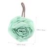 Beaupretty 2pcs Flower Shape Mesh Exfoliating Shower Sponge Balls for Relaxing Bath Cute Bath Loofah Hanging Rope Colors view 2