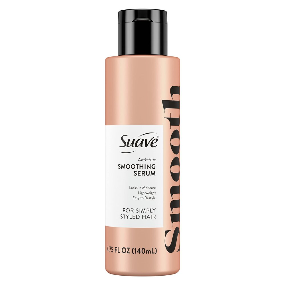 Suave Simply Styled Anti Frizz Serum, Smoothing Hair Serum For 24 Hour Hair Frizz Control 4.75 oz