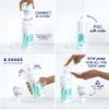 Dove Concentrate Refill and 100 percent Recycled Reusable Bottle for Instantly Soft Skin Daily Moisture Starter Kit for Lasting Nourishment Body Care 4 Fl oz (makes 16 Fl oz) view 4