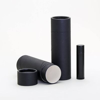 3 OZ Black Kraft Paperboard Deodorant/Cosmetic/Lotion/Lip Balm Tubes (500)
