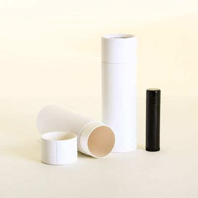 3 OZ White Kraft Paperboard Deodorant/Cosmetic/Lotion/Lip Balm Tubes (100)