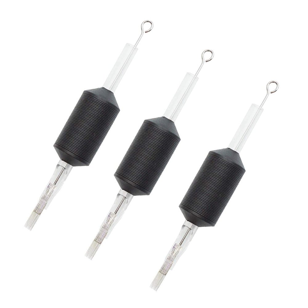 Tatmax International Tatmax 20PCS 1 Inch Tattoo Combo Needles and Tubes: 5M1, 7M1, 9M1, 11M1, 13M1, 15M1 (5 Mag/M1)