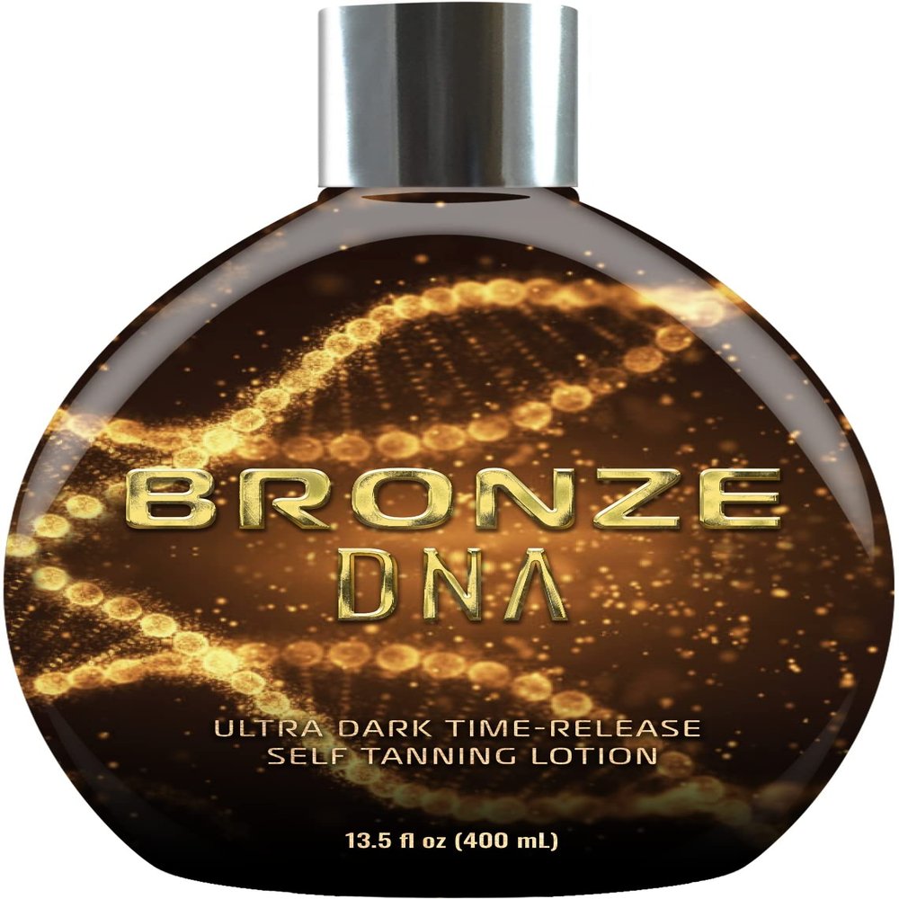 Bronze DNA Natural Sunless Self Tanning Lotion  Sunless Tanner for Women and Men  The Gradual Self Tan for Light, Medium & Dark Tans - Physics Color