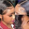 150% Density Lace Front Wigs Human Hair with Baby Hair 13x4inch Brazilian Straight Virgin Human Hair Glueless Straight Wigs for Black Women Human Hair Natural Color view 3