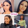150% Density Lace Front Wigs Human Hair with Baby Hair 13x4inch Brazilian Straight Virgin Human Hair Glueless Straight Wigs for Black Women Human Hair Natural Color view 4